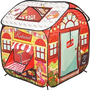 Tienda de campaña para niños, tienda de campaña desplegable de comida rápida para niños, casa de juegos para interiores y exteriores, tienda de Tienda de campaña para niños, tienda de campaña desplegable de comida rápida para niños, casa de juegos para interiores y exteriores, tienda de
