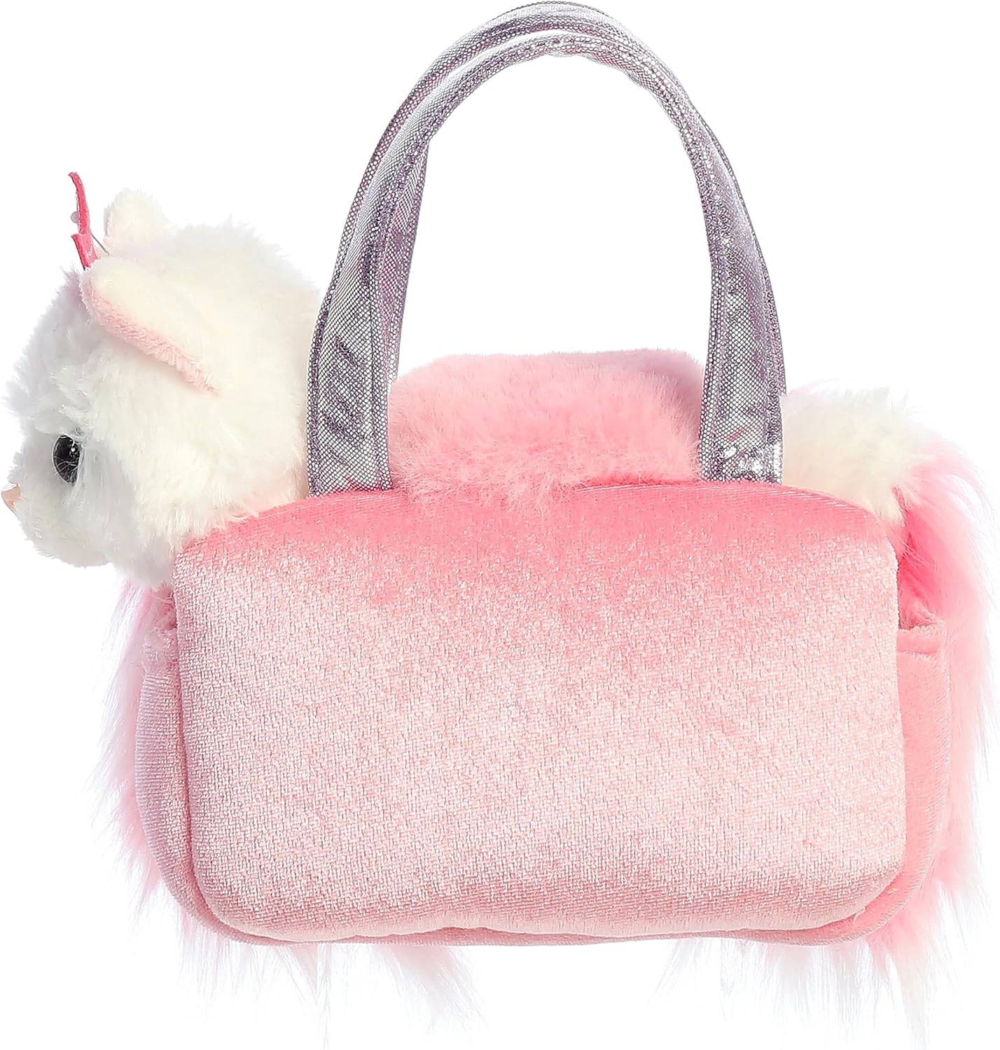 Aurora Fashion Fancy Pals Princess Kitty Designer – Animal de peluche – Compañeros sobre la marcha – Accesorios elegantes – Multicolor 7 pulgadas