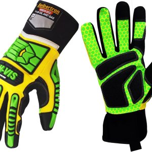 Seibertron HIGH-VIS SDXG2 – Guantes de seguridad para protección contra impactos y aceite y gas, antivibraciones, CE EN388 4131 XL Seibertron HIGH-VIS SDXG2 – Guantes de seguridad para protección contra impactos y aceite y gas, antivibraciones, CE EN388 4131 XL