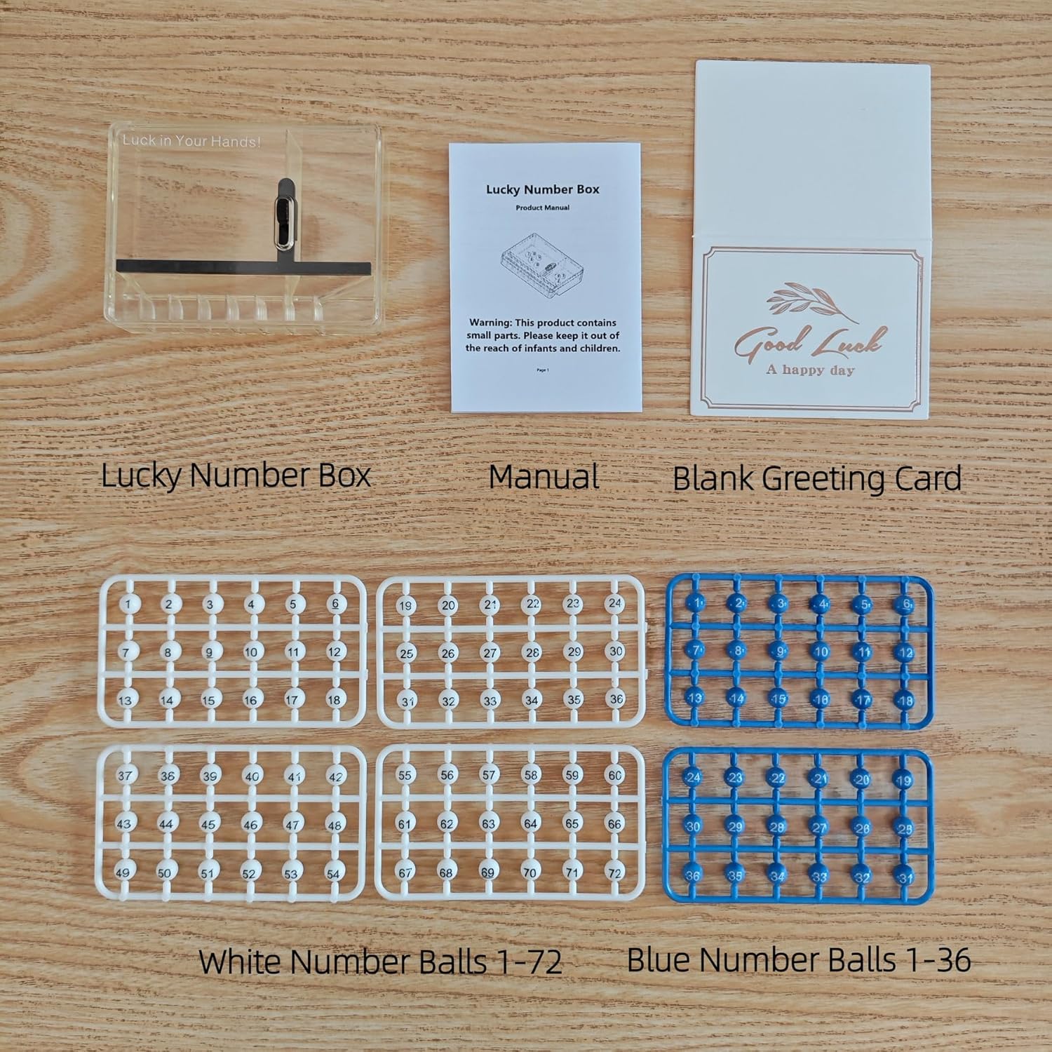 Caja de números de la suerte para jugar a jugadores de lotería, Powerball Lotto América, cosas para aliviar el estrés, cosas al azar, decoración