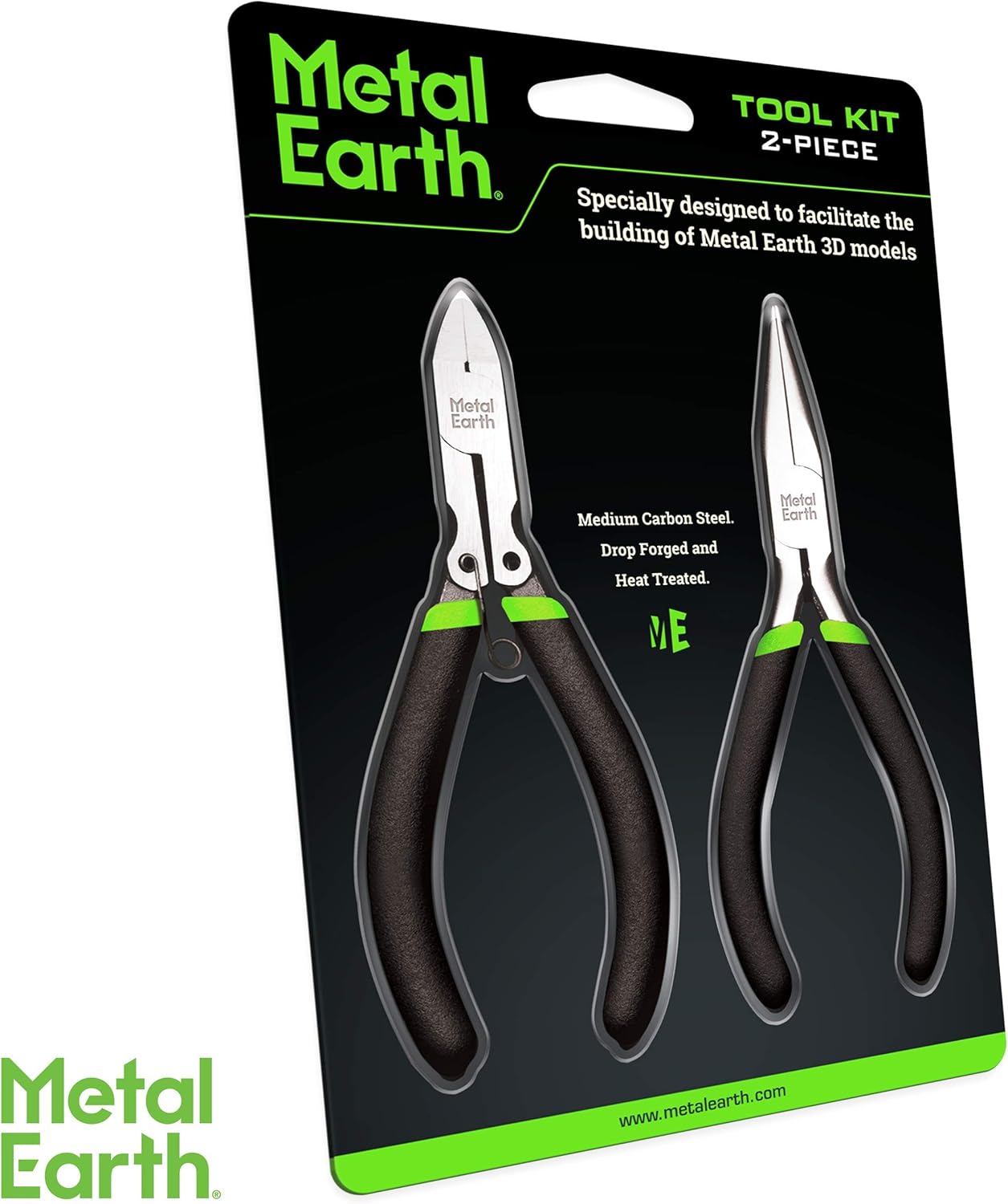 Fascinations Metal Earth – Kit de herramientas de 2 piezas de diseño mejorado – Clippers – Alicates de punta de aguja