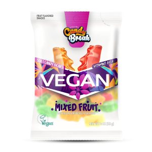 Candy Break Gomitas veganas Ositos de goma afrutados y aperitivos de regalo para adultos y niños 4 onzas (paquete de 12) Candy Break Gomitas veganas Ositos de goma afrutados y aperitivos de regalo para adultos y niños 4 onzas (paquete de 12)