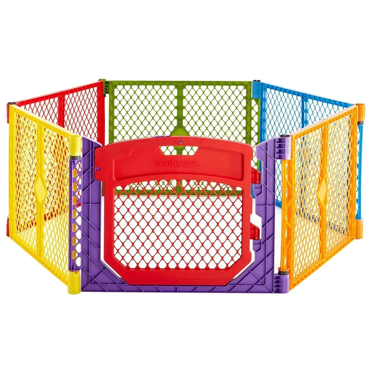 Norte Estados Superyard Ultimate Play Yard, Cerca de seguridad, Multicolor