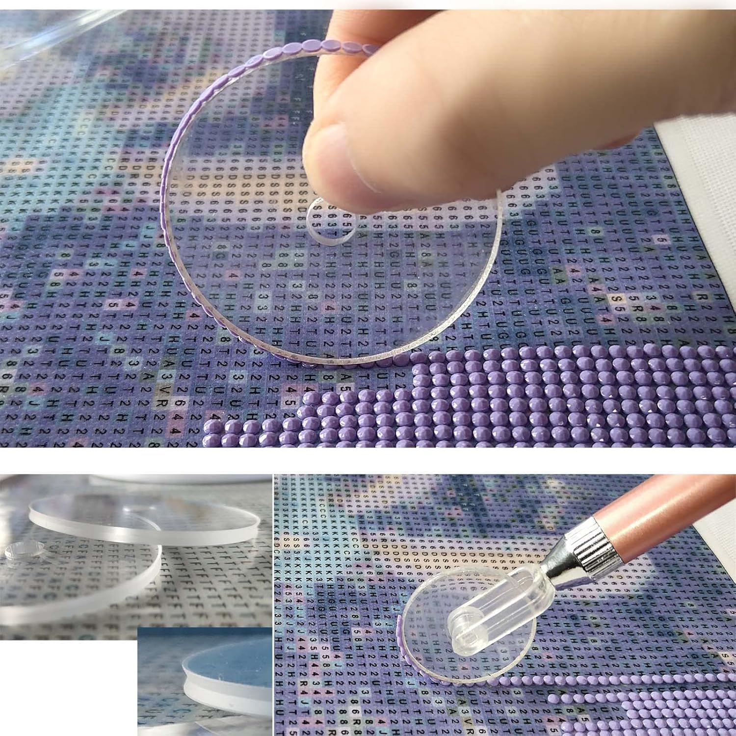 Herramientas de rueda de pintura de diamante con ranura, nuevo tipo de bolígrafo de arte de gemas, accesorios que pueden hacer que el arte de joyas