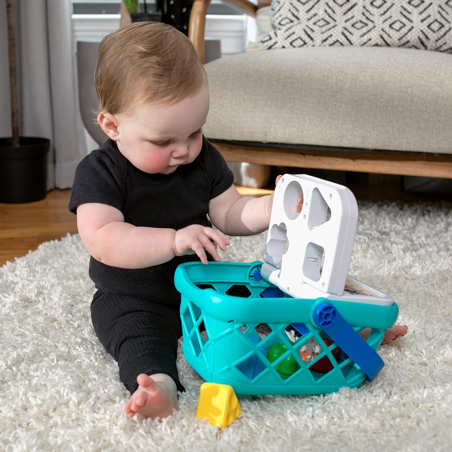 Baby Einstein + Hape Magic Touch pretend to shop juguete, con sonidos reales y música, a partir de 9 meses