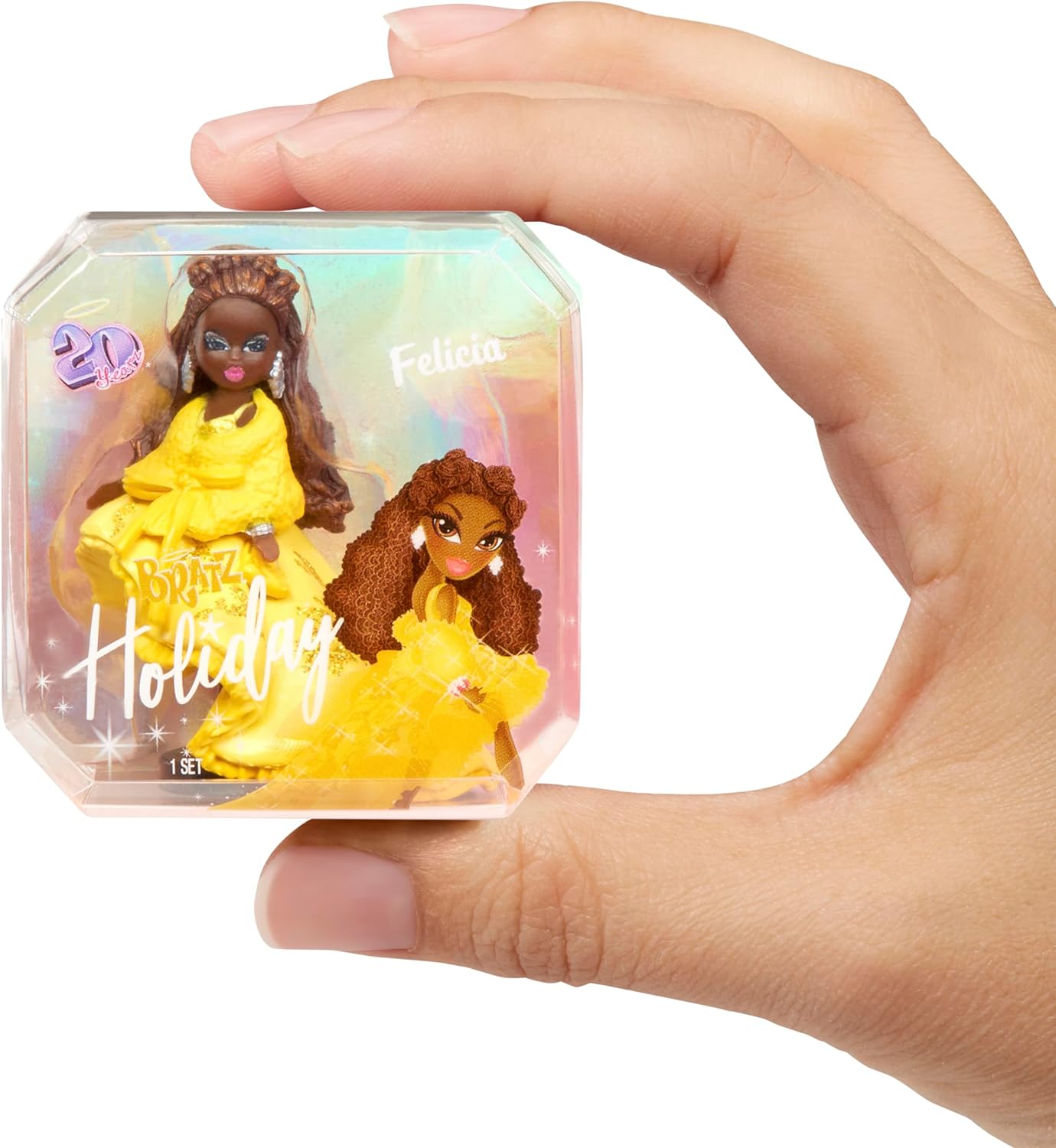 MGA’s Miniverse Mini Bratz Edición Limitada, paquete de 2 mini figuras de Felicia y Tweevils en embalaje de exhibición