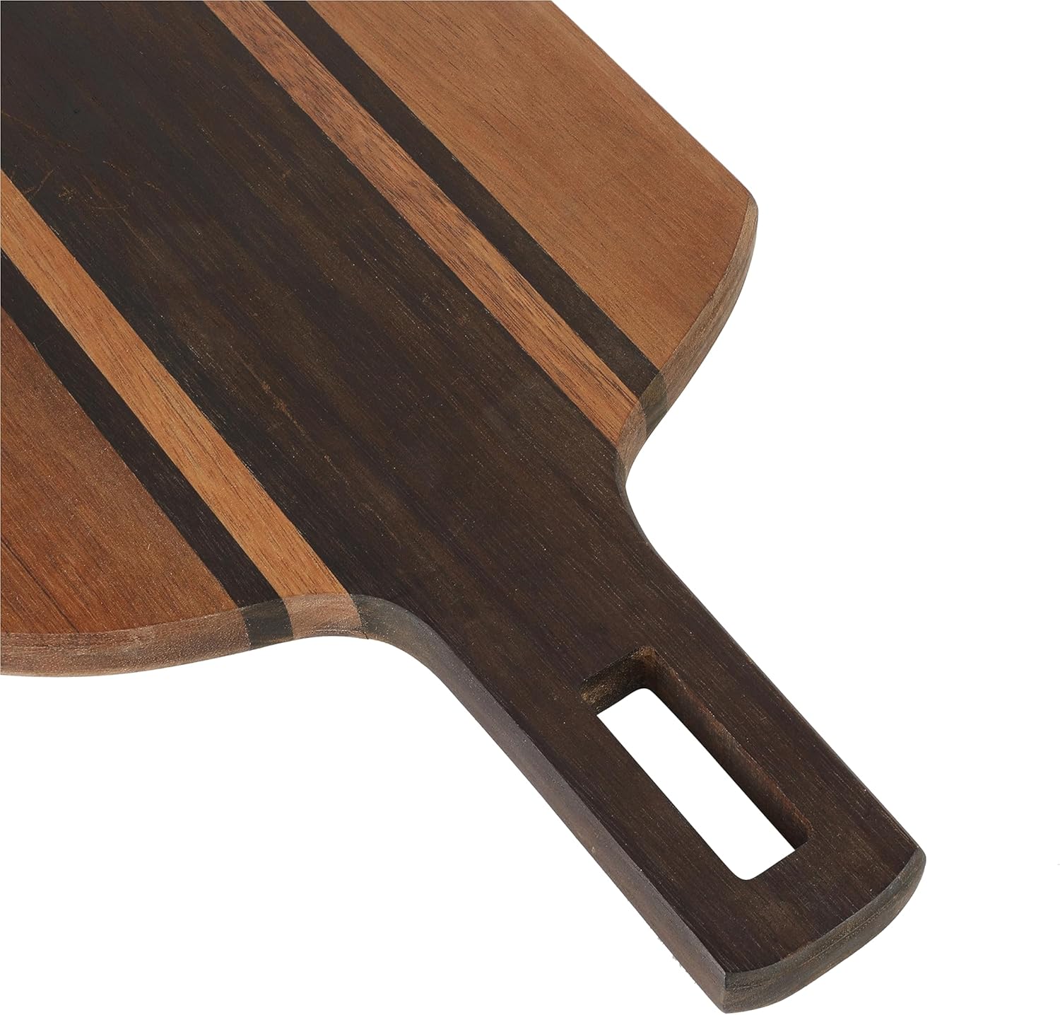 Kenmore San Ysidro – Tabla para cortar y servir madera de acacia de 21.5 x 8 pulgadas con mango