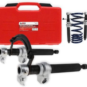 ABN Herramientas de compresión de muelles helicoidales 2 piezas duraderas abrazaderas de resorte de resorte de puntal conjunto de herramientas de ABN Herramientas de compresión de muelles helicoidales 2 piezas duraderas abrazaderas de resorte de resorte de puntal conjunto de herramientas de