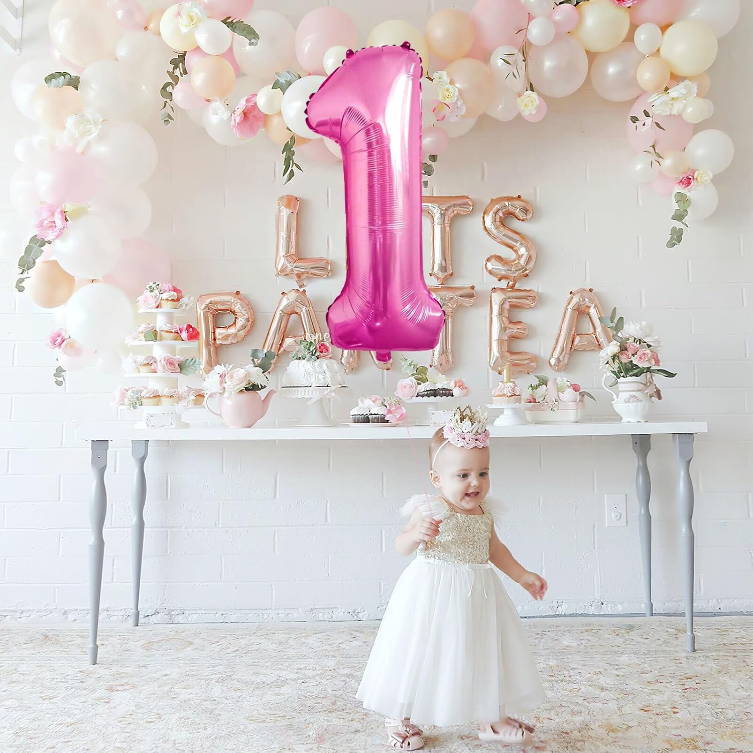 Globo rosa con el número 16 de 40 pulgadas, globos grandes de Mylar para niños de 16 años de edad, decoración de fiesta de cumpleaños, boda,