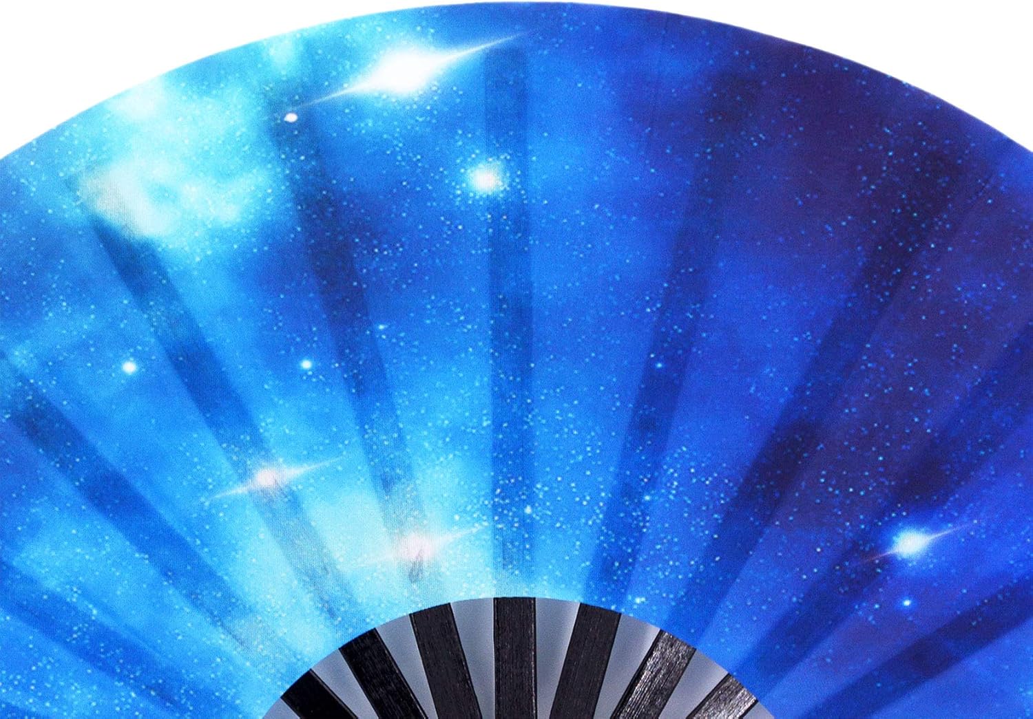 Amajiji Ventilador de mano plegable grande, accesorios para festivales rave para mujeres y hombres, ventilador de mano chinojaponés, ventilador de