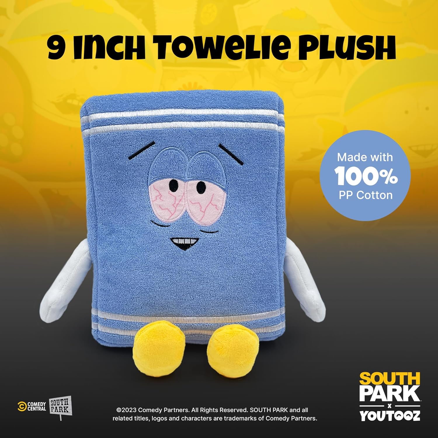 Youtooz Towelie – Figura de felpa de 9 pulgadas, toalla coleccionable de South Park por Youtooz South Park Collection