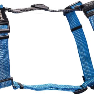 Blue-9 Arnés de equilibrio reflectante con hebilla y cuello, ajuste totalmente personalizable sin tirones con costuras reflectantes 3M, ideal para Blue-9 Arnés de equilibrio reflectante con hebilla y cuello, ajuste totalmente personalizable sin tirones con costuras reflectantes 3M, ideal para