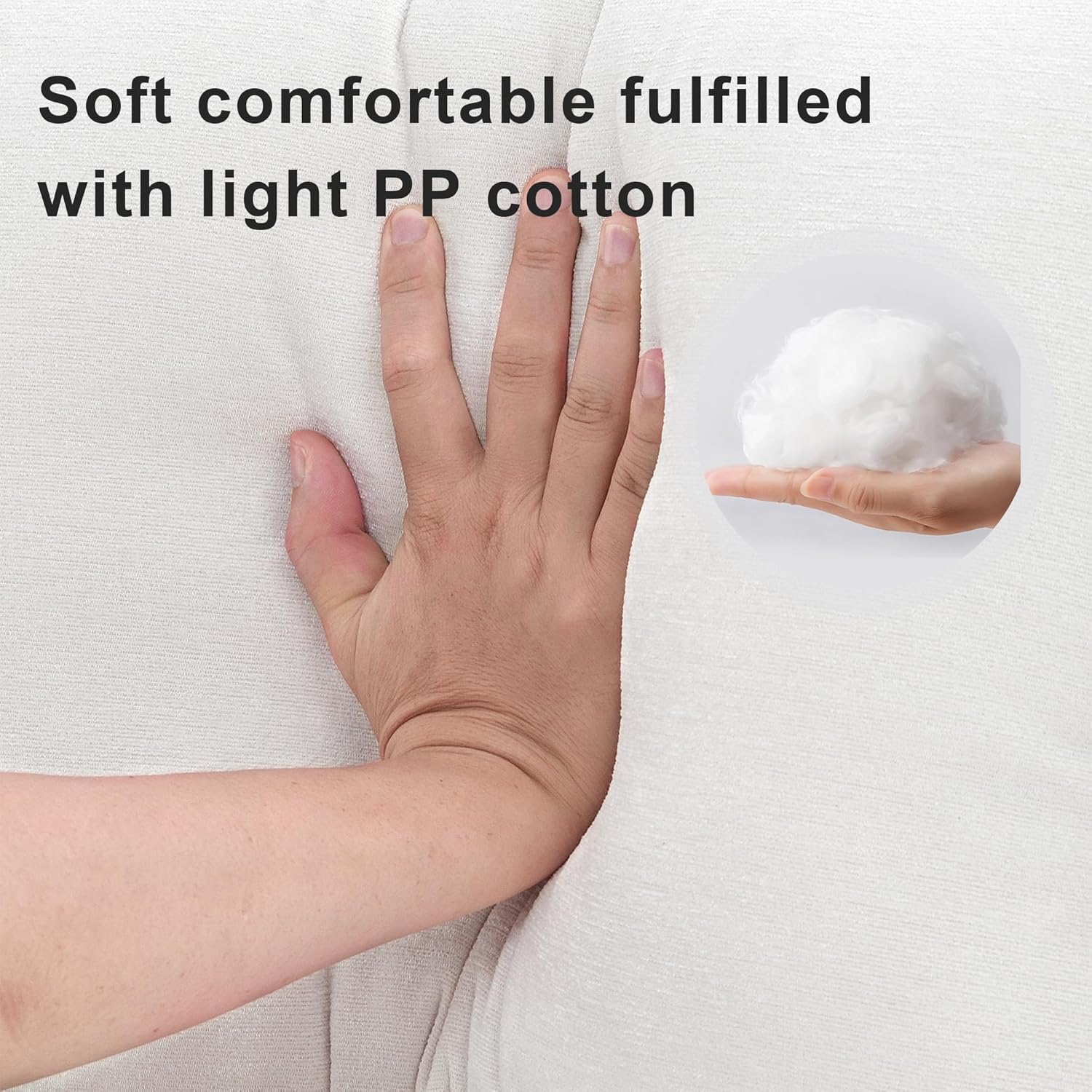 Sofá modular moderno en forma de U de 109.8 pulgadas con almohadas para la cintura, sofá cama tapizado de terciopelo de 6 asientos con diván, sofá