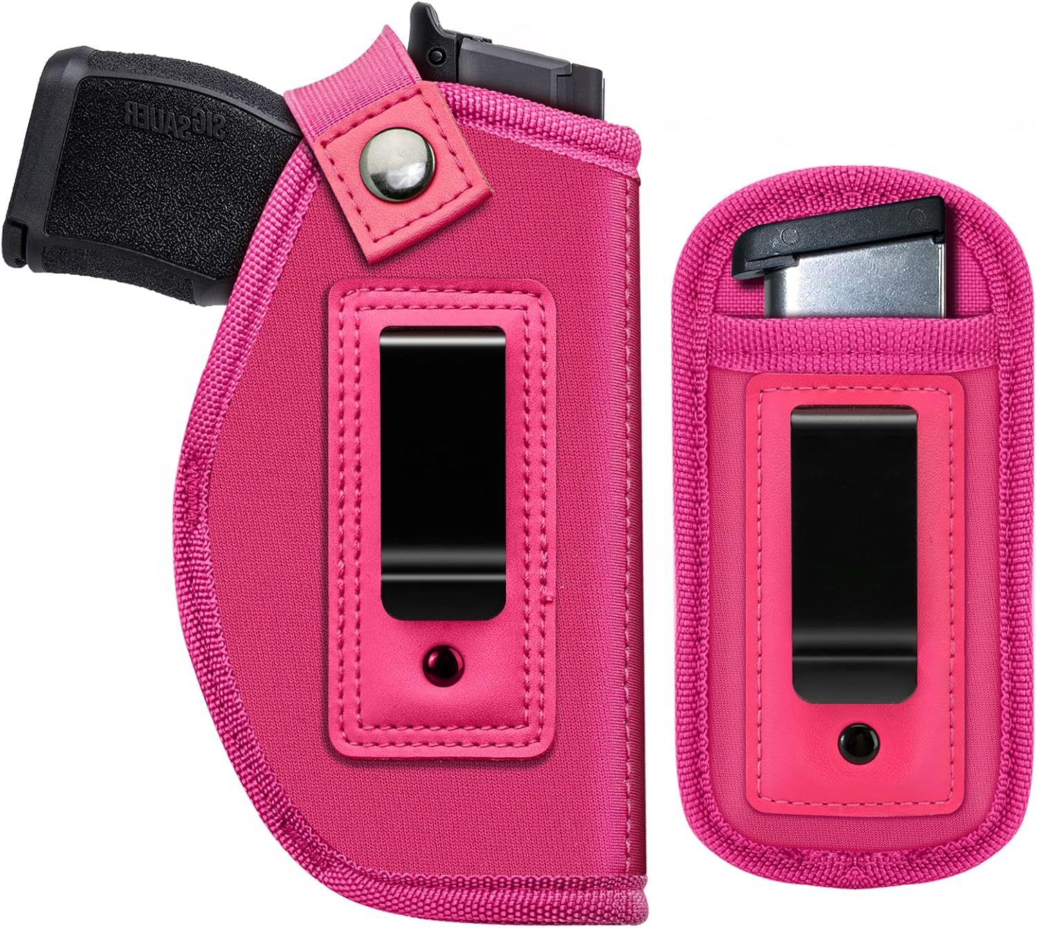 Funda de pistola para mujereshombres, fundas universales IWB para transporte oculto, pistolera diestrazurda, se adapta a S&W M&P Shield 940 0.354 in