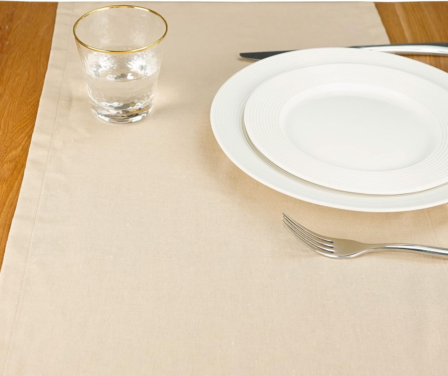 Camino de mesa de Pascua para boda, primavera, decoración de fiesta de comedor, despedida de soltera, camino de lino de 90 pulgadas de largo para