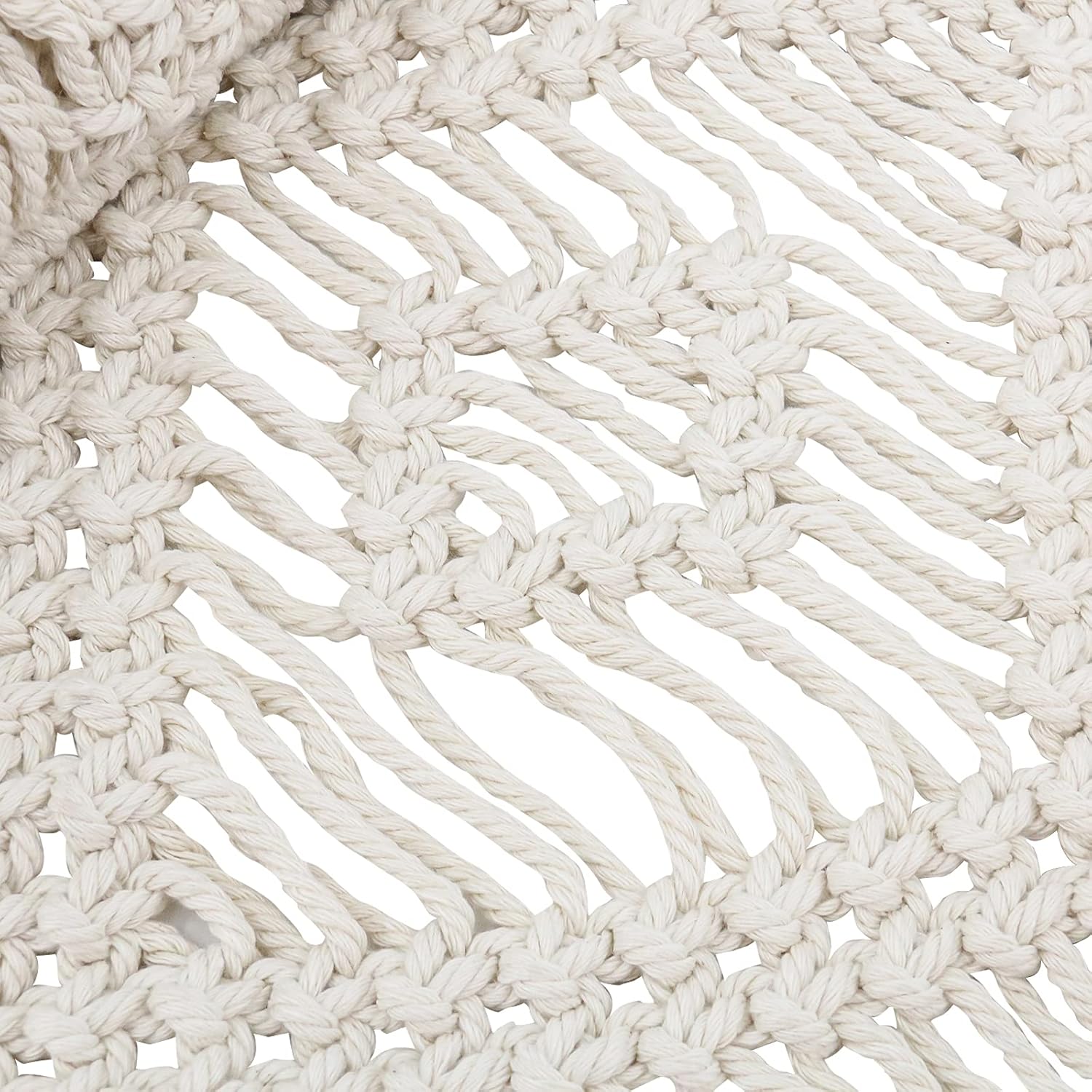Camino de mesa de macramé para casa de campo de 48 pulgadas de largo, decoración de mesa de boda o caminos de mesa bohemios para comedor, estilo