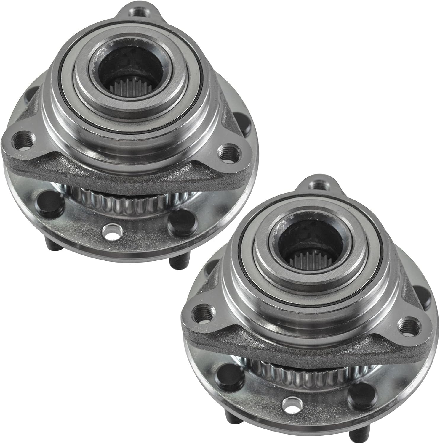TRQ Juego de 2 bujes y rodamientos de rueda delantera para Chevy GMC Olds 4WD 4×4