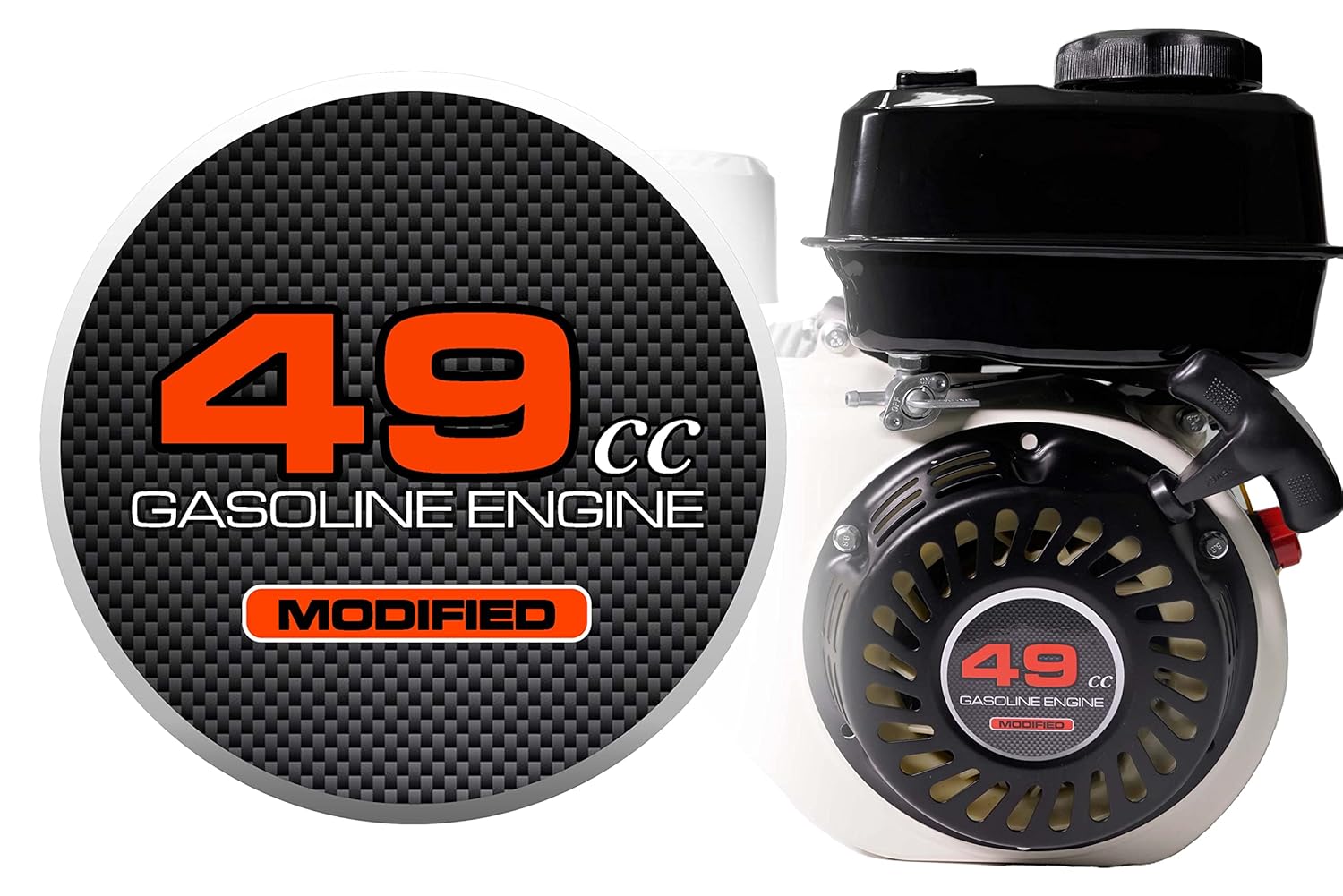 Adhesivo de arranque de tracción de 49 cc modificado para motor Predator 212, calcomanías Coleman BT200X CT200U 200cc Mini Bike Performance Parts,