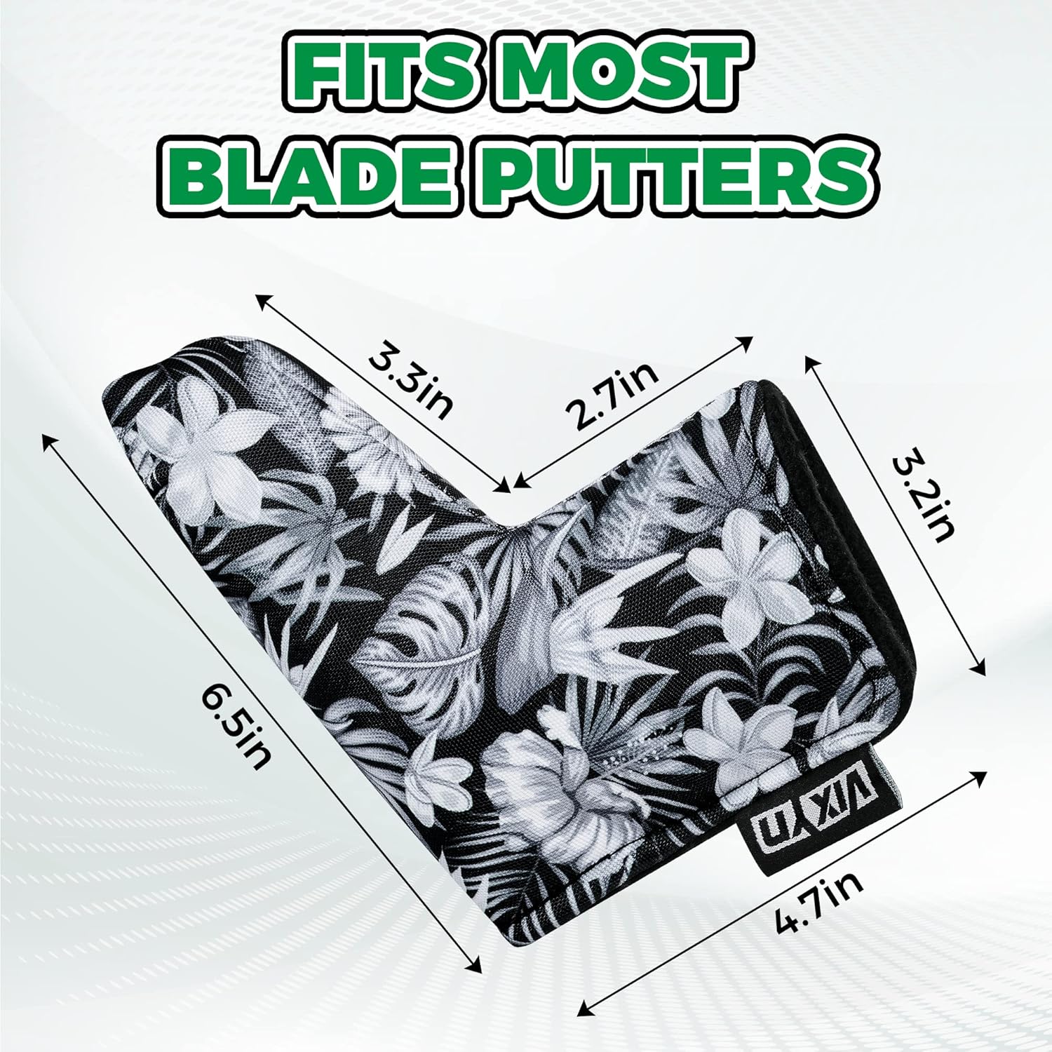 Cubierta para putter Blade  Funda para putter de golf de alta calidad  Cubiertas de cabeza de putter forradas de vellón  Fundas protectoras para