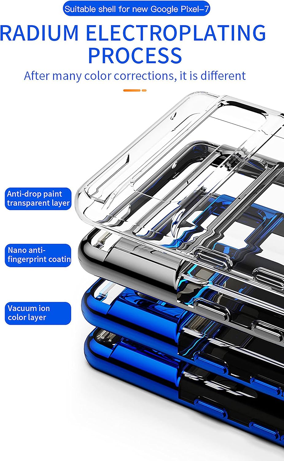 Funda Pixel 6A soporte de anillo de 360 transparente borde galvanizado silicona suave TPU protección a prueba de golpes cubierta delgada compatible