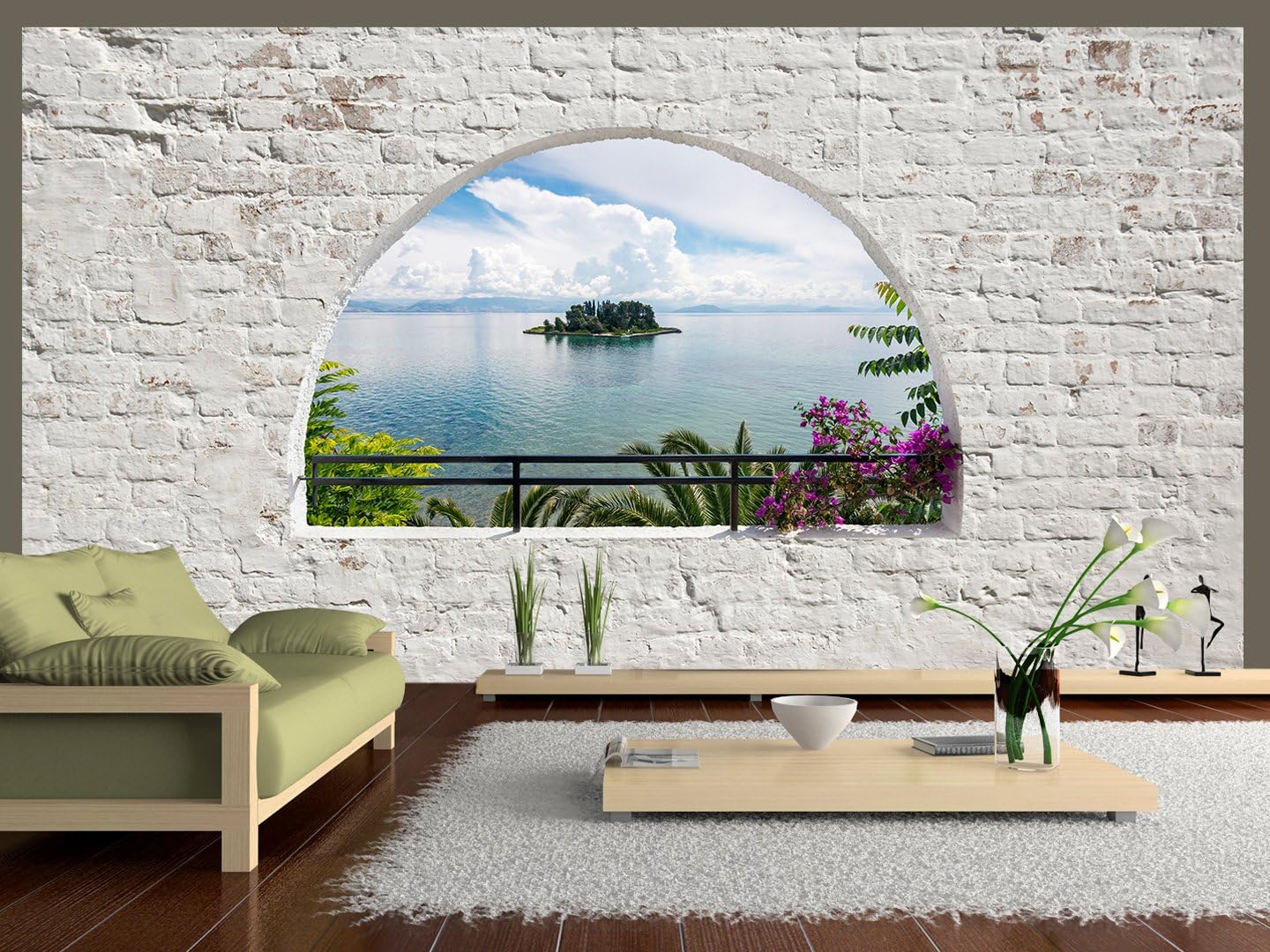 artgeist Mural de pared premium Mar 197 x 110 pulgadas, papel tapiz no tejido, decoración de pared de vellón, impresión fotográfica, diseño de