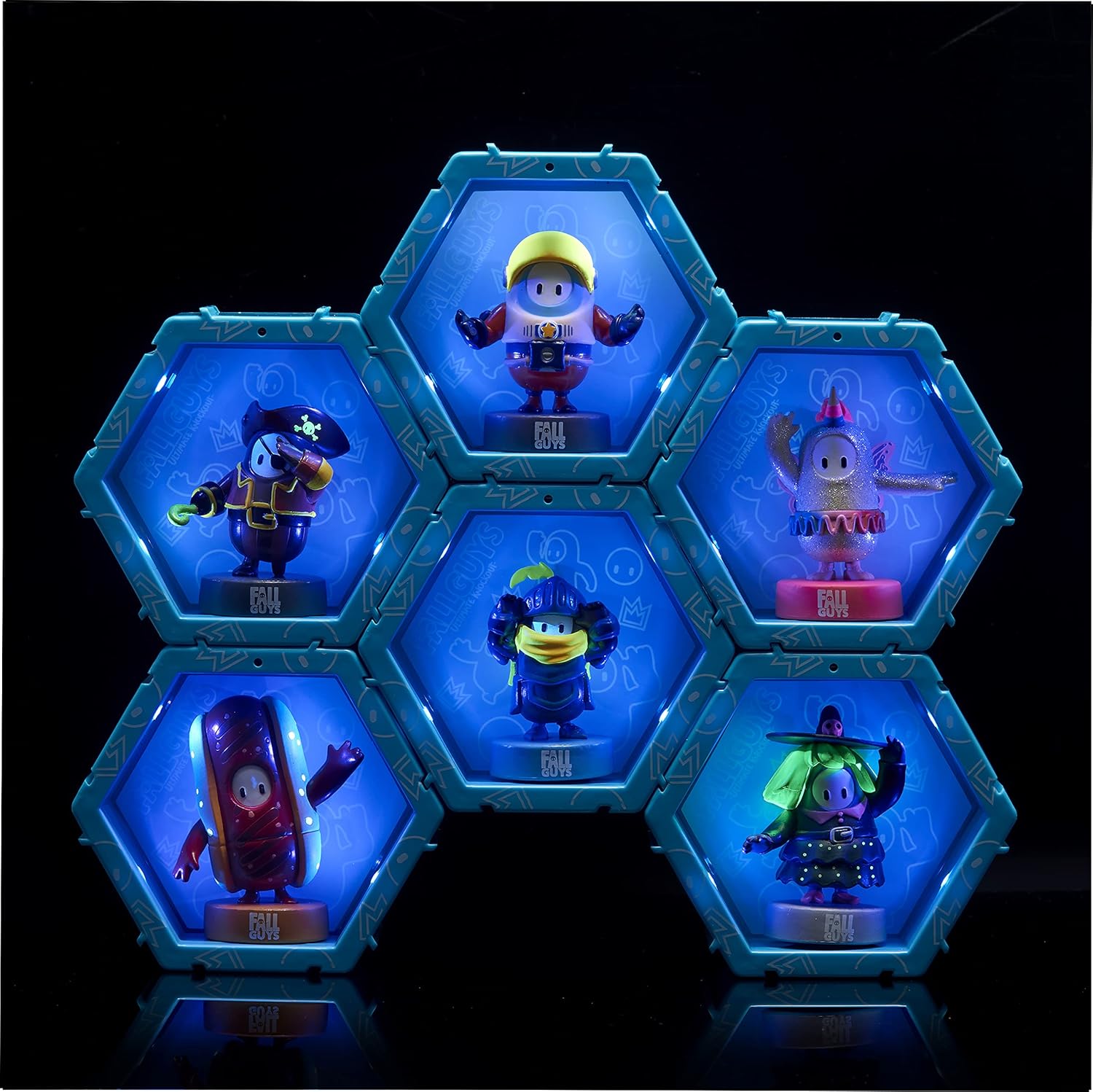 WOW! PODS Fall Guys Ultimate Knockout – Figura Paladin con cabeza de bola iluminada  Producto oficial, coleccionables, juguetes y regalos  para los