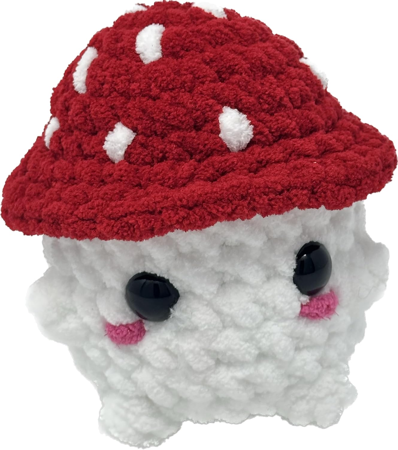 Crochet Mushroom Boi Stuffed Toy  Gift for All Occasions, Baby Showers, Birthdays  Home, Classroom, Car Decor  Plush & Cozy  Nursery Props  Made in