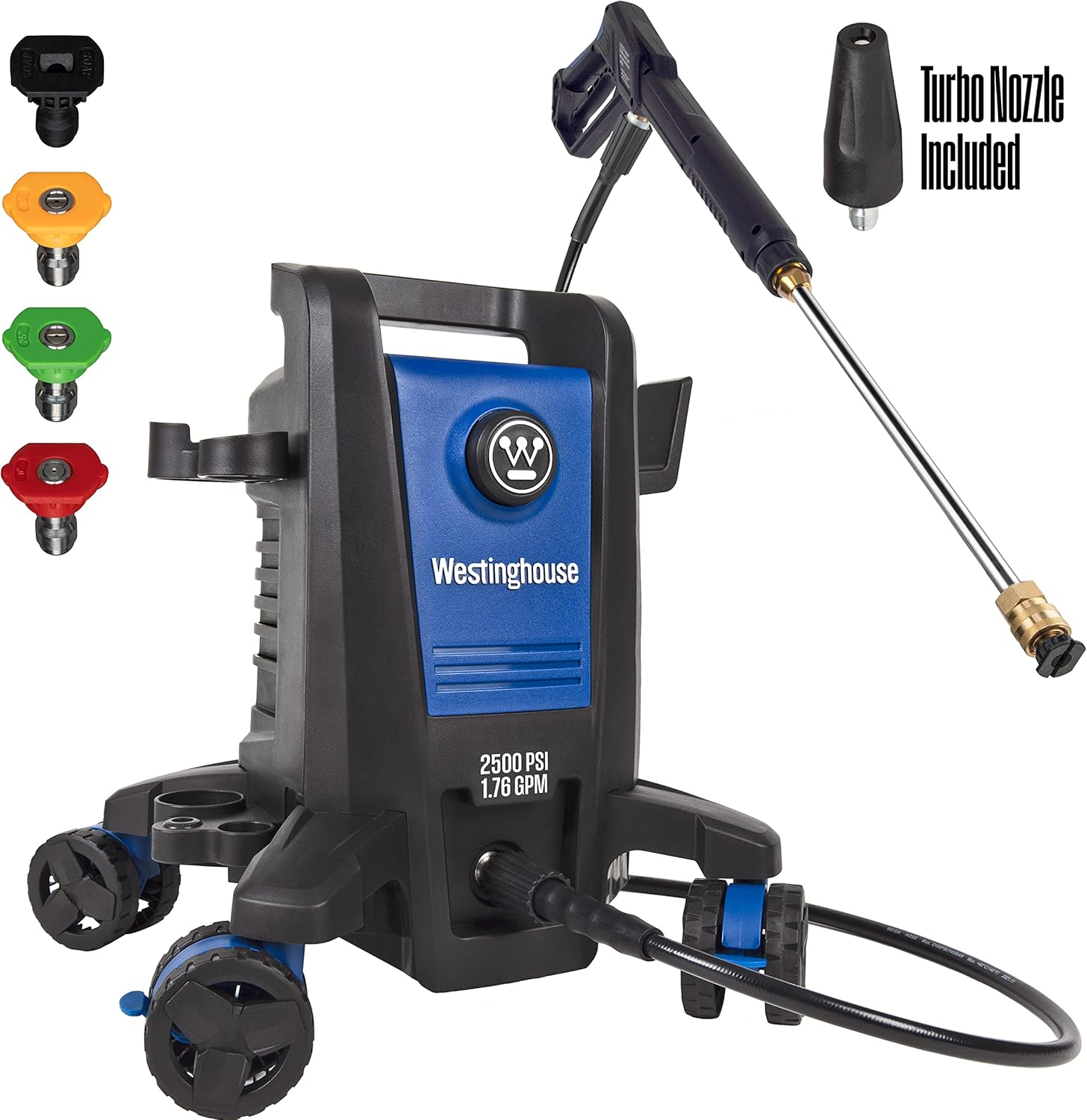 Westinghouse ePX3500 – Lavadora a presión eléctrica (2500 PSI) y limpiador de limpieza a presión Oxy Solve House y Siding (1 galón)