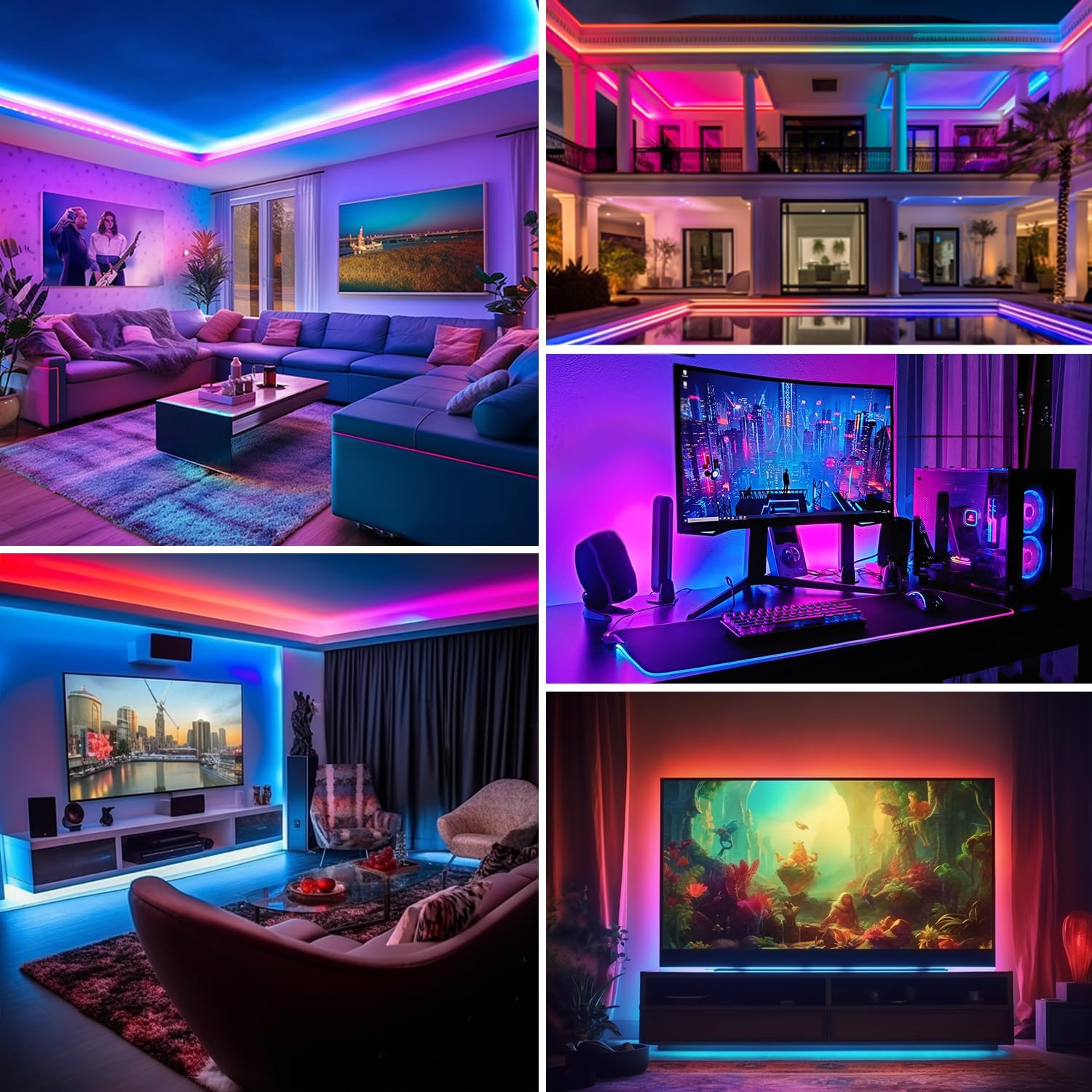 KWMSTPLT WS2812b – Tira de píxeles LED direccionable individualmente de 300 píxeles 5 M, programable, a todo color, SMD 5050 RGB, tira flexible de
