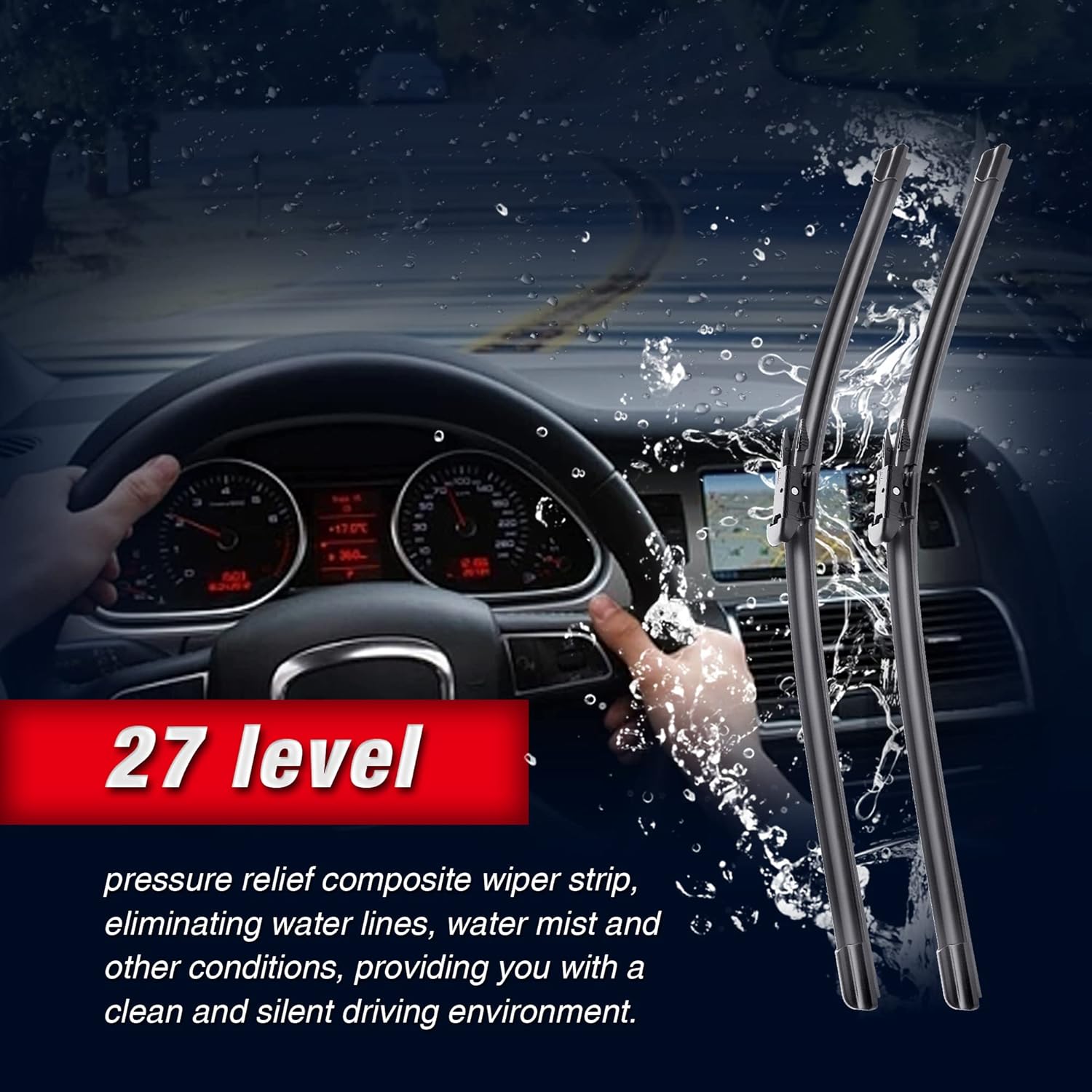 IceXsonw – 3 limpiaparabrisas de 26 pulgadas, 22 pulgadas, 11 pulgadas, repuesto para Ford Explorer 2019, 2018, 2017, 2016, 2015, 2014, 2013, 2012,