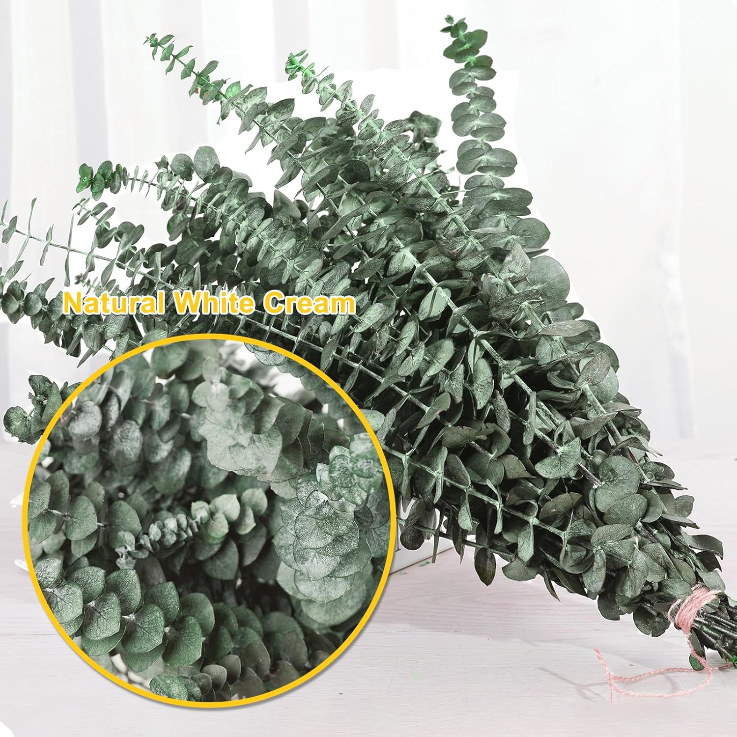 Paquete de 32 piezas de eucalipto seco para ducha, plantas de ducha grandes de 17 pulgadas de eucalipto, hojas de eucalipto reales frescas para