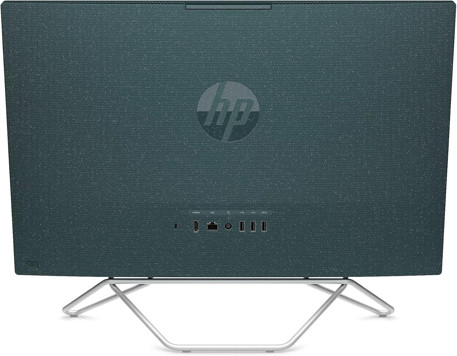 HP Escritorio AIO todo en uno 2023 de 23.8 pulgadas, FHD IPS Touch de 10 núcleos, Intel Core i5-1235U, gráficos Iris Xe, 16 GB, DDR4, 512 GB, SSD,