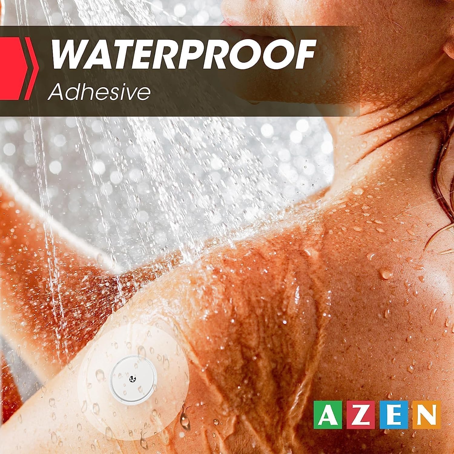 AZEN Paquete de 60 fundas de sensor Freestyle para Libre 2, parches adhesivos impermeables, parches de sensor impermeables, cinta adhesiva