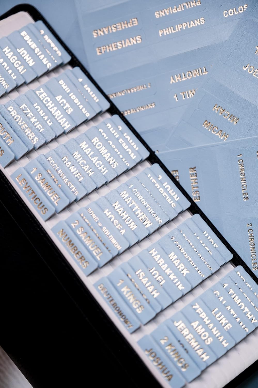 Pestañas de cuero para la Biblia, pestañas de la Biblia para mujeres y hombres, pestañas de la Biblia para Biblia de estudio, 80 pestañas de índice