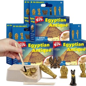 XX Kit de excavación de excavación para niños, juguete de momia egipcia, 6 estilos para coleccionar XX Kit de excavación de excavación para niños, juguete de momia egipcia, 6 estilos para coleccionar