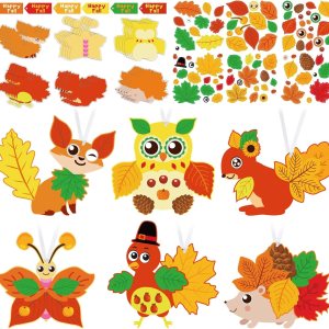 Kits de manualidades de otoño para niños, lindos animales, pavo, otoño, búho, manualidades, hojas de arce, manualidades de Acción de Gracias, a Kits de manualidades de otoño para niños, lindos animales, pavo, otoño, búho, manualidades, hojas de arce, manualidades de Acción de Gracias, a