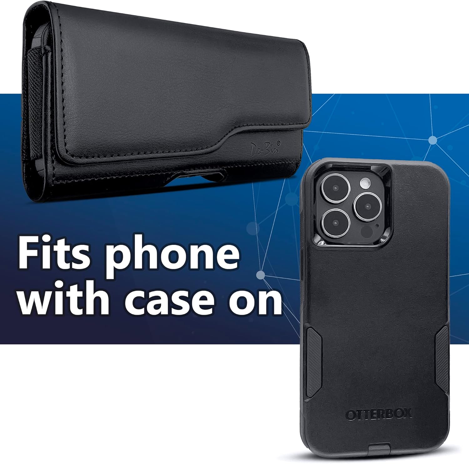 DeBin – Funda para Samsung Galaxy S24 Ultra 5G, S23 Ultra S22 Ultra S21 Ultra A54 A53 A25 A15 A42 Note 20 Funda para cinturón de teléfono celular