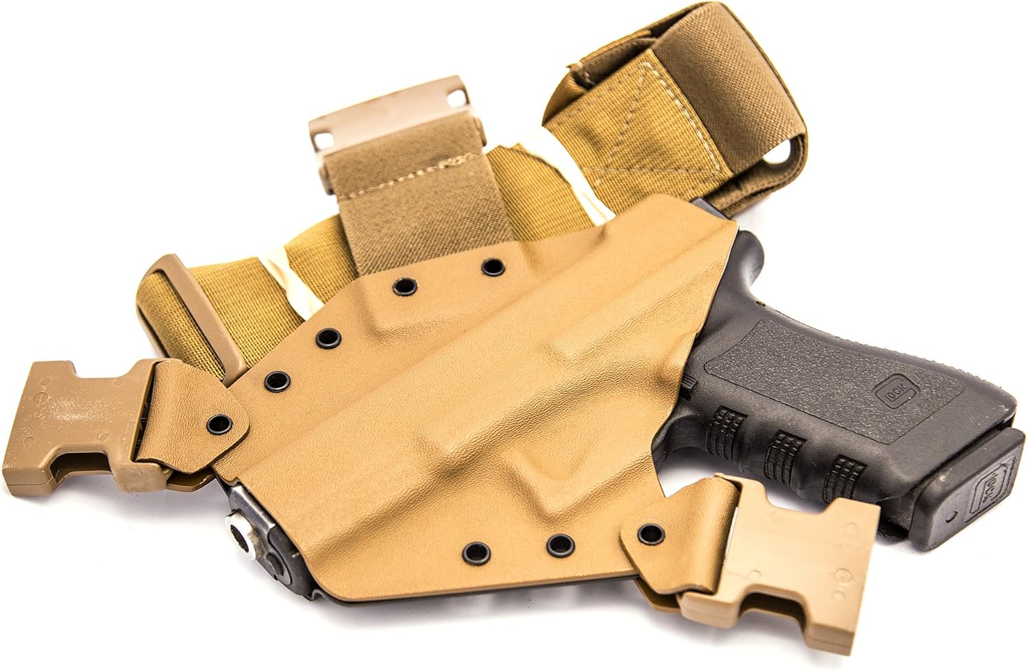 Kenai – Funda de pecho para Glock – MAS GrisCoyote