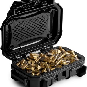 Evergreen Estuche de munición para micro pistola para almacenar balas de munición de 0.22 a 0.354 in, seguro para viajes, especificaciones de mil, Evergreen Estuche de munición para micro pistola para almacenar balas de munición de 0.22 a 0.354 in, seguro para viajes, especificaciones de mil,