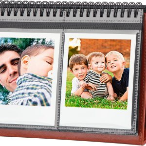 Álbum de fotos para cámara instantánea Fujifilm Instax Wide 300Impresora ancha Instax Link, película Polaroid 600 tipo I, álbum de 64 fotos para Álbum de fotos para cámara instantánea Fujifilm Instax Wide 300Impresora ancha Instax Link, película Polaroid 600 tipo I, álbum de 64 fotos para