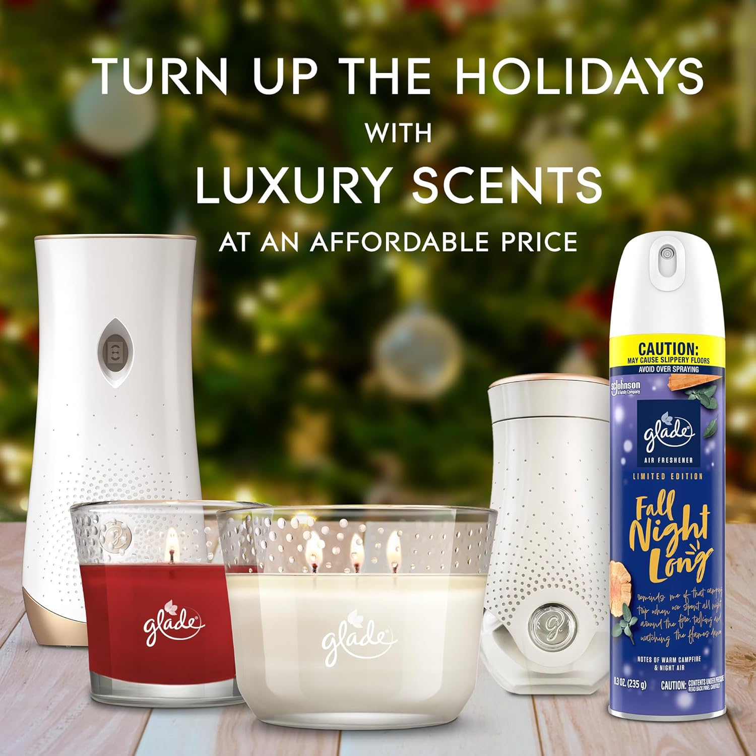 Glade PlugIns – Recambios de ambientador, aceites esenciales y perfumados para el hogar y el baño, Fall Night Long + Starlight & Snowflakes Mix