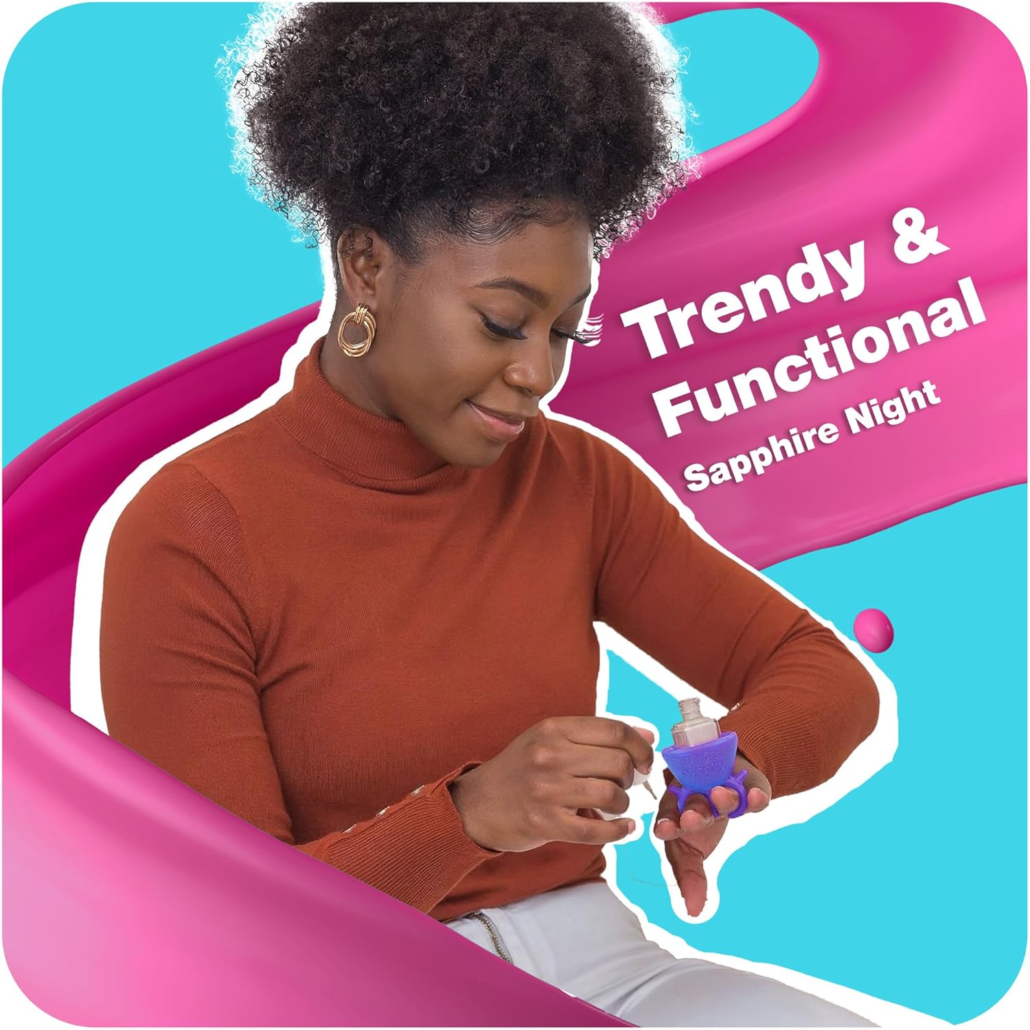 tweexy soporte para frascos de esmalte de uñas