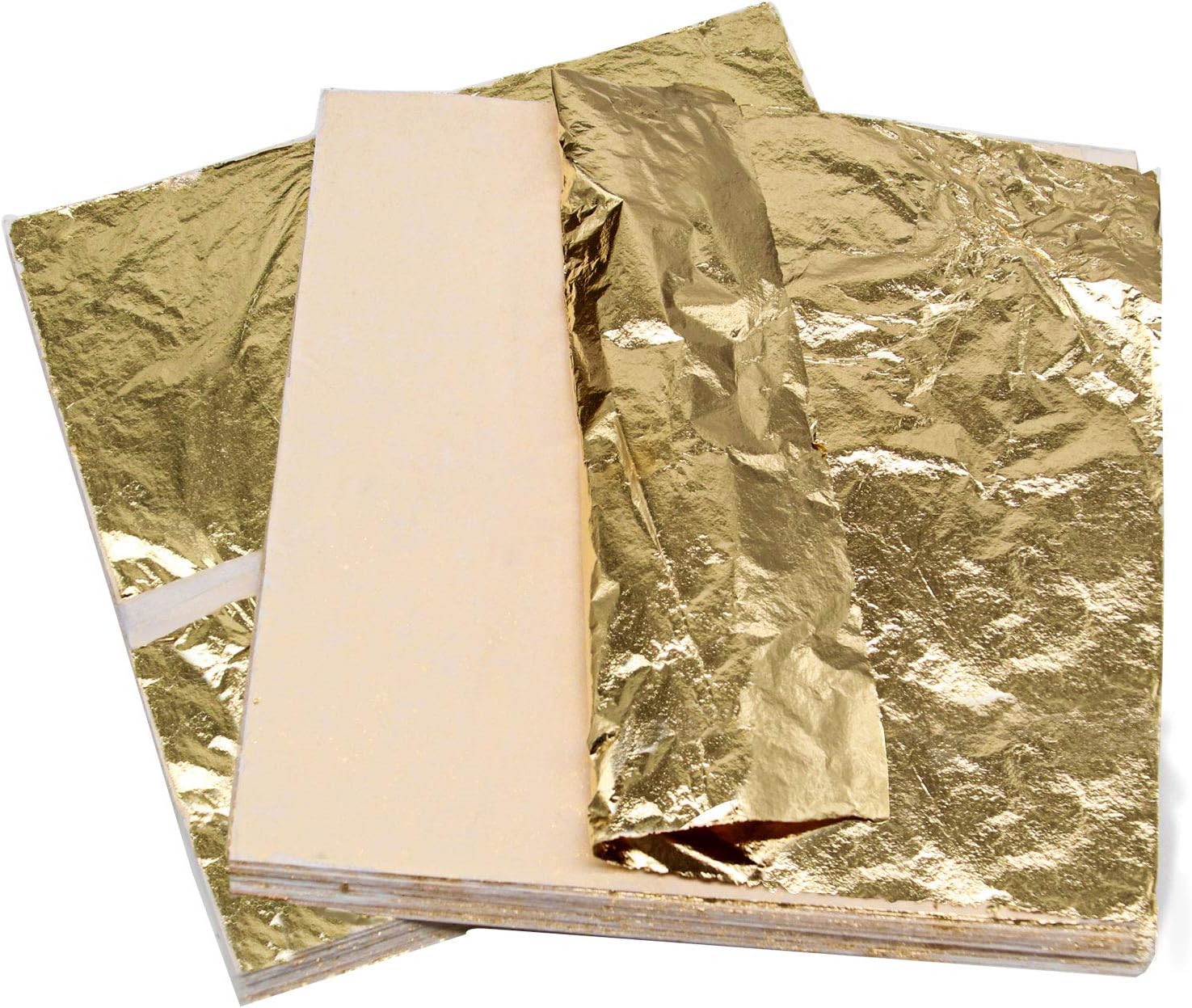 ZOENHOU 600 hojas doradas de 5.5 x 5.5 pulgadas para artes de resina, hojas de papel de hoja dorada para hacer joyas, arte de uñas, pintura dorada,