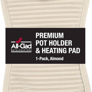 All-Clad Soporte para ollas y almohadilla caliente resistente al calor hasta 500 grados, 100% algodón, almohadilla caliente de 10 x 6.25 pulgadas All-Clad Soporte para ollas y almohadilla caliente resistente al calor hasta 500 grados, 100% algodón, almohadilla caliente de 10 x 6.25 pulgadas