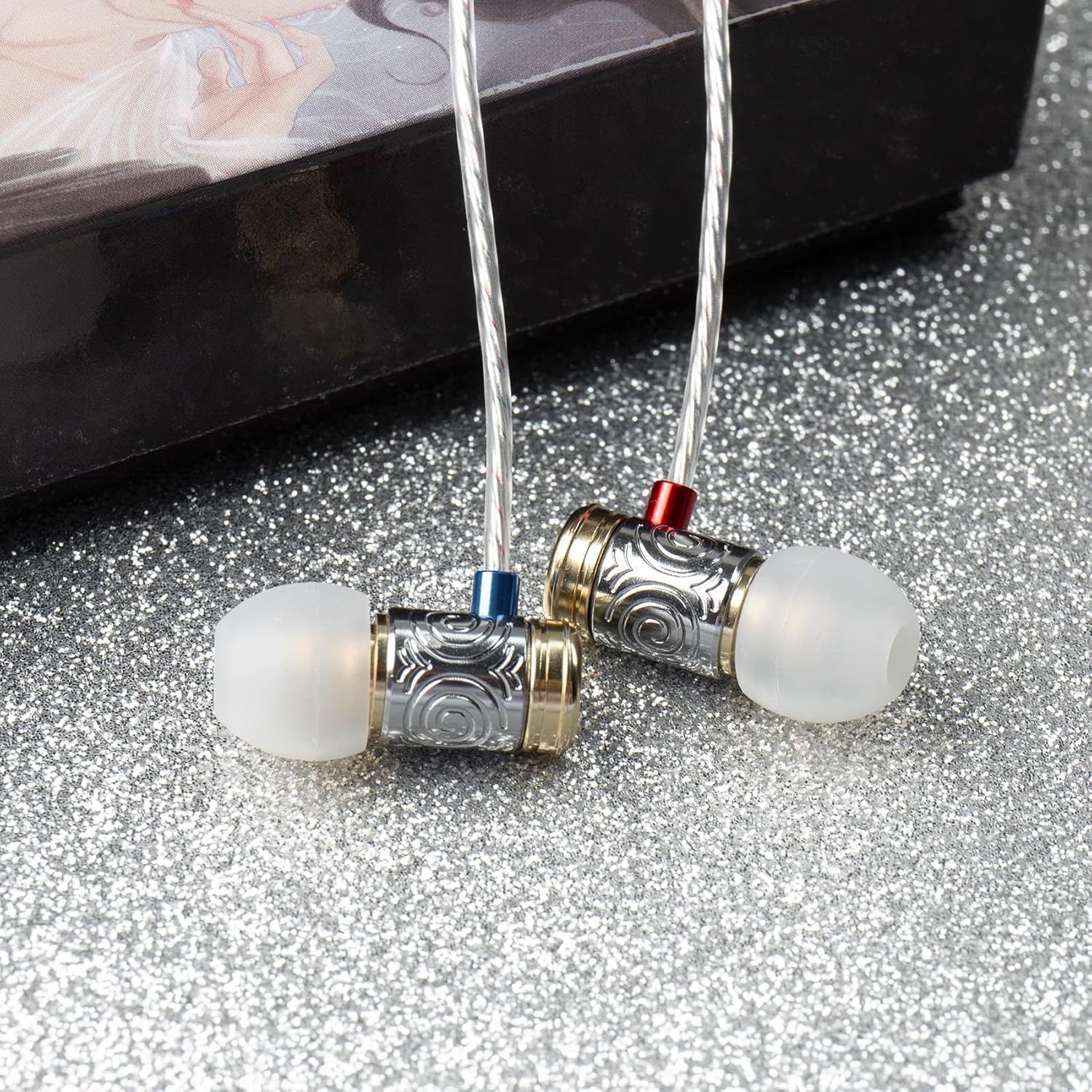 Kinboofi TANGZU Princess ChangLe – Monitor IEM para Systerm, auriculares con cable de calidad de alta fidelidad sin micrófono, auriculares