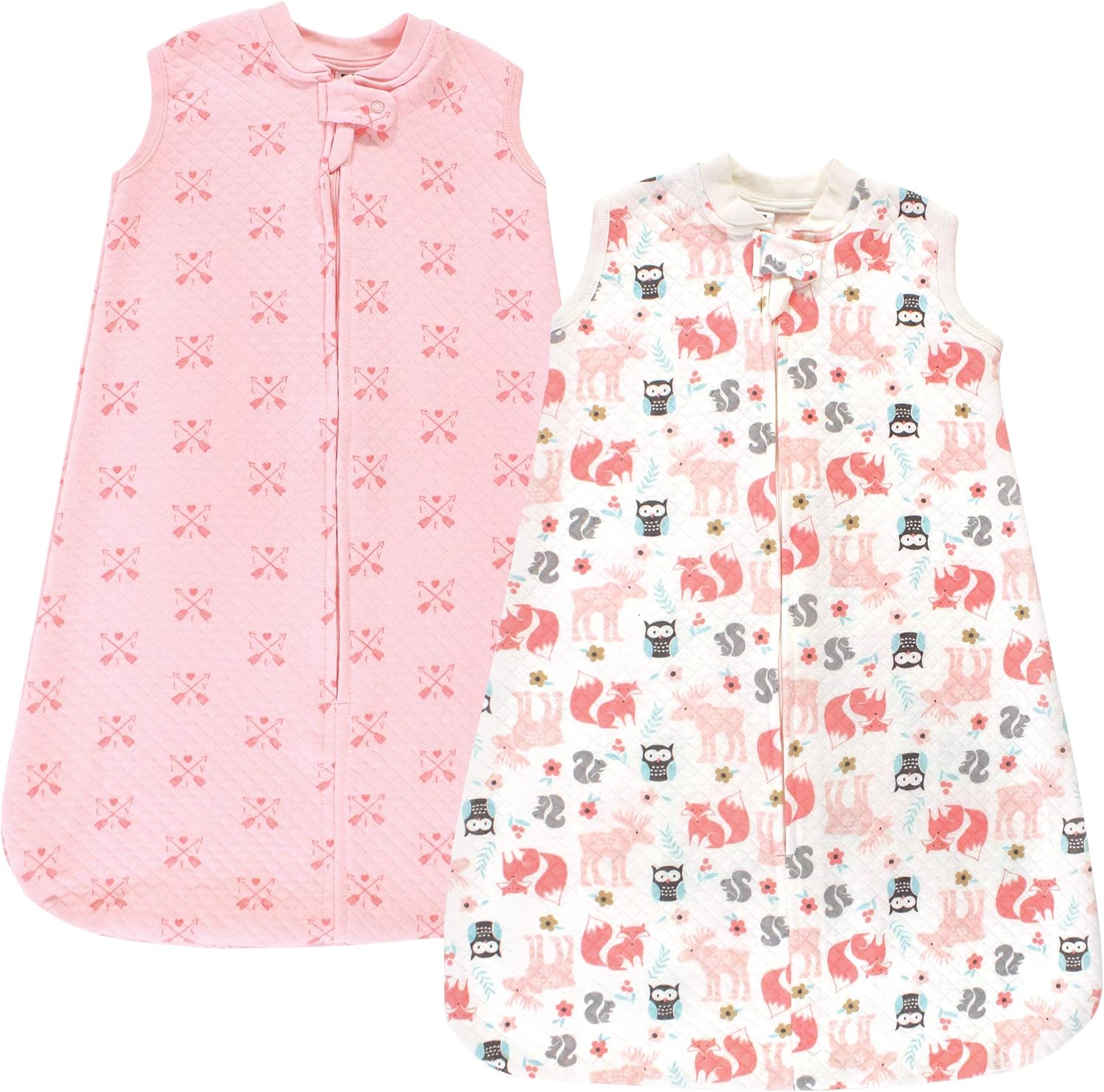 Hudson Baby Saco de dormir unisex BabyPremium acolchado sin mangas y manta portátil