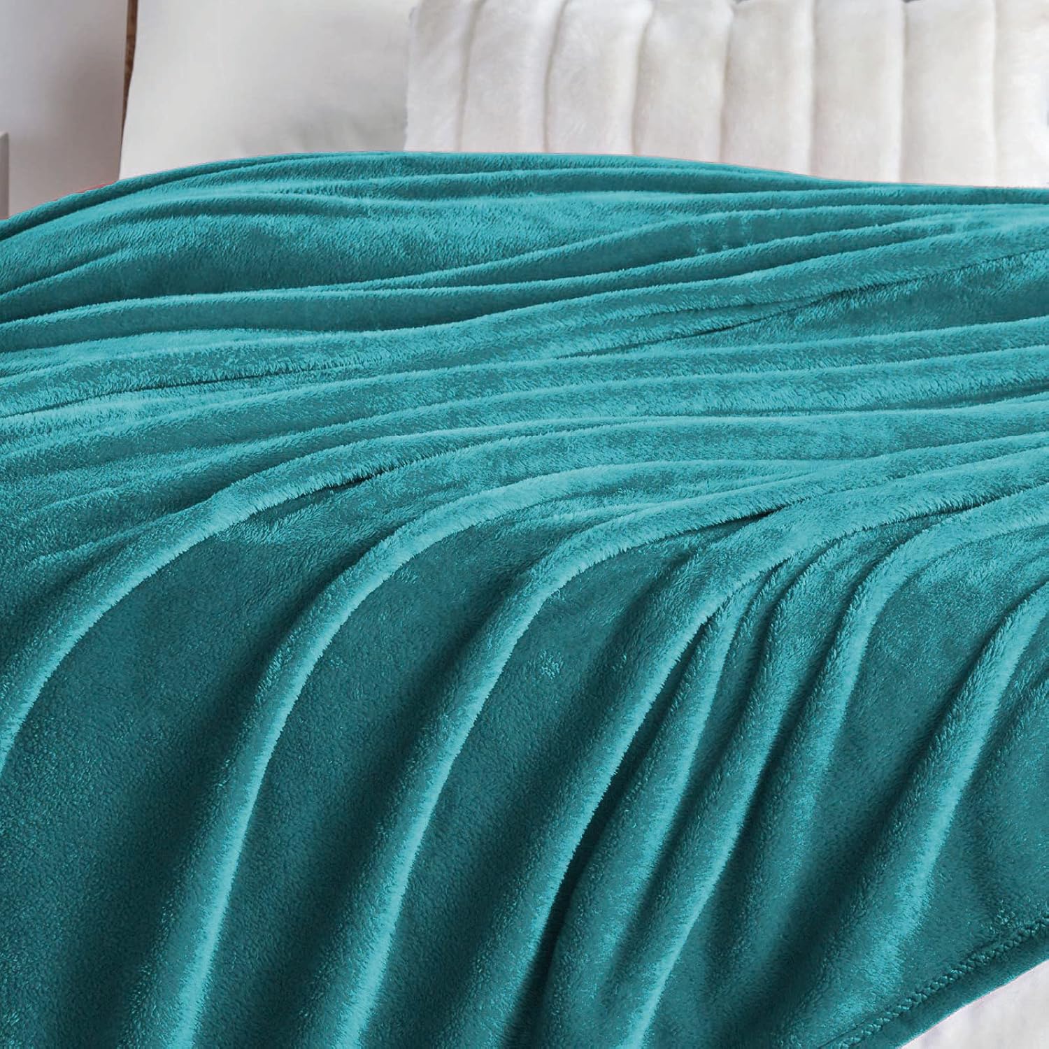 Manta de forro Walensee de felpa, ligera, de microfibra súper suave, para sofá, cama, ultralujosa, cálida y acogedora para todas las estaciones