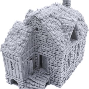 Barlyway Cottage – Terreno DND compatible con Dungeons and Dragons, Warhammer 40k, 1.102 in Wargaming miniatura, juegos de rol de mesa, escenario de Barlyway Cottage – Terreno DND compatible con Dungeons and Dragons, Warhammer 40k, 1.102 in Wargaming miniatura, juegos de rol de mesa, escenario de