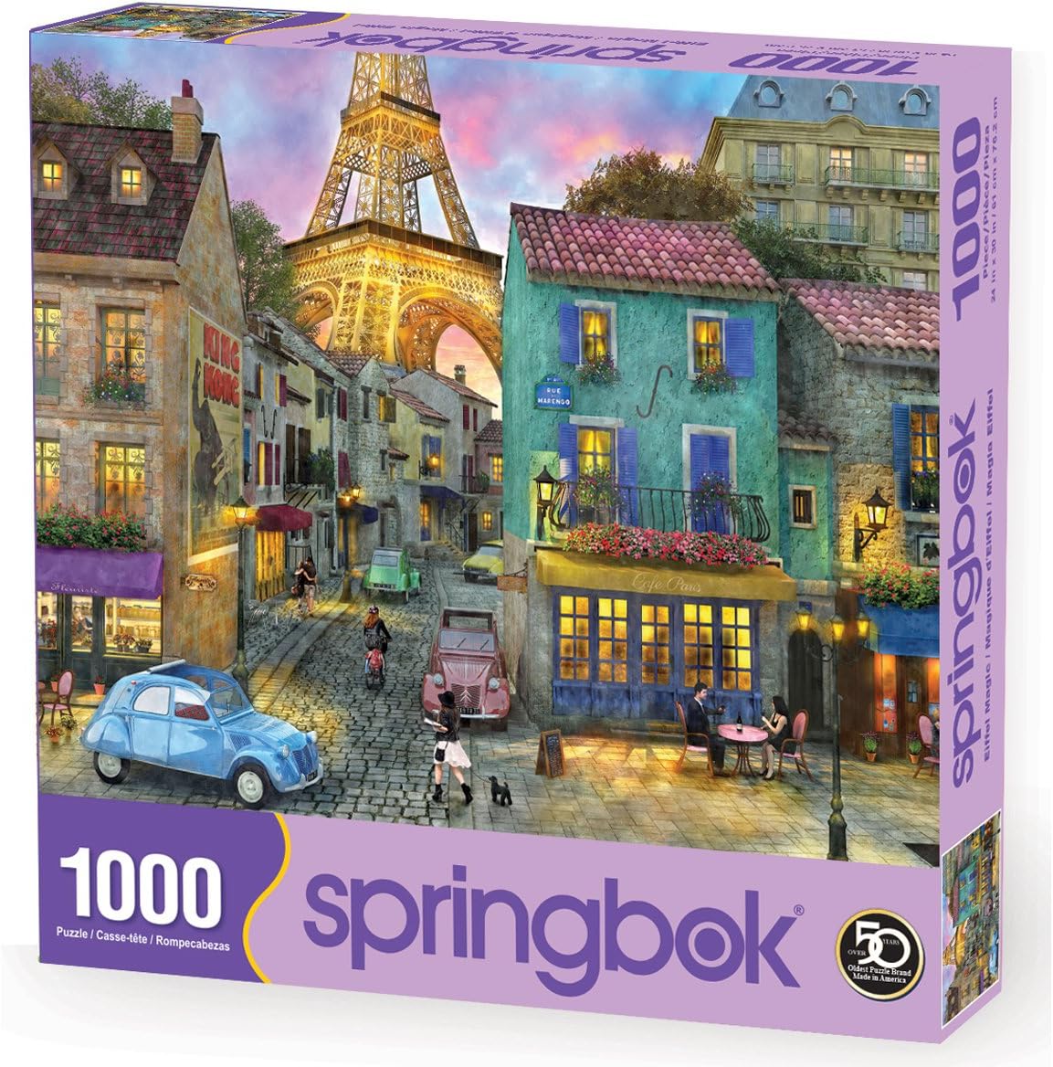 Springbok Puzzles Eiffel Mágica Rompecabezas (1000piezas)