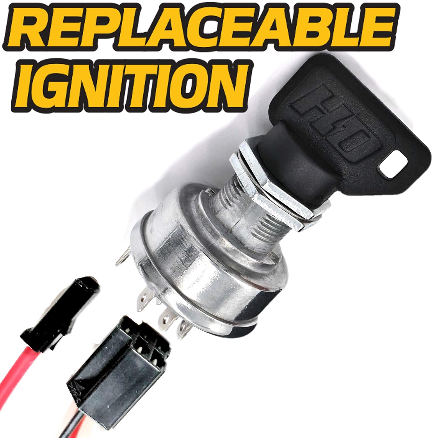 HD Switch Módulo de interruptor de encendido de arranque AM128878 para modelos John Deere 415 425 445 455 sn 70,001 y más (1999 y superiores) con